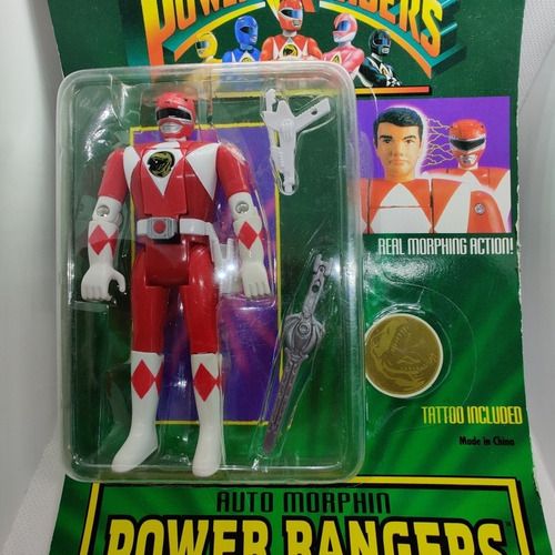 Power Rangers Jason Auto Morphin Red Ranger Rojo