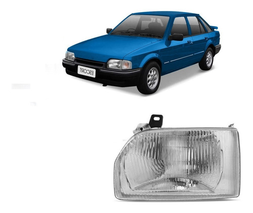 Semioptica Ford Escort Izquierda 1988 / 1989 1990 1991 1992