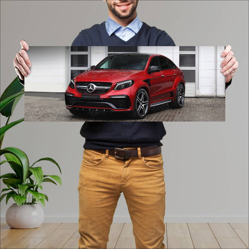 Cuadro 30x80cm Auto 2016 Mercedes Benz Gle Class 696