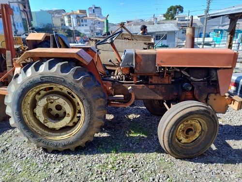 Trator Agrale 4200 Com Carreta, Lâmina Roçadeira E Arado.