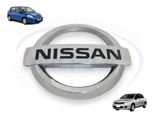 Emblema Logo Frontal Nissan Tiida 2008 Al 2018 Nuevo 