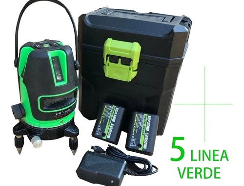 Nivel Laser Verde Auntonivelación 5 Lineas Profesional