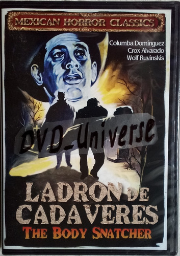 Dvd Ladrón De Cadáveres. Wolf Ruvinskis. Columba Domínguez.