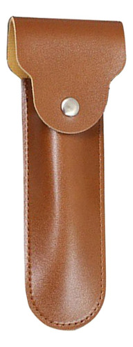 2 Estuche Para Afeitadora Manual, Bolsa De Marrón Brillante