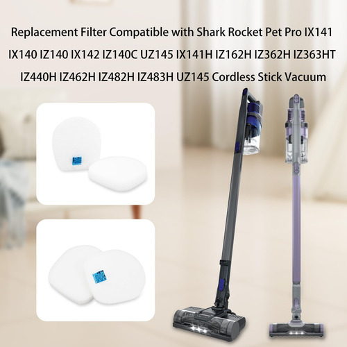 Filtro De Reemplazo Ymimi Compatible Con Shark Rocket Pet De