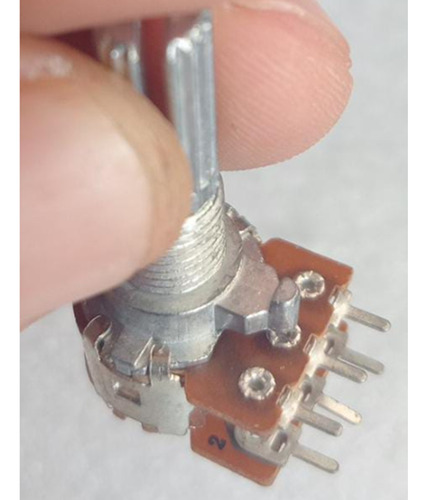3 Potenciometro Mini 6 Patas B50k Sin Switch+3 Perilla