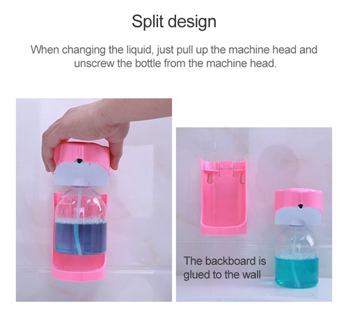 Dispensador Automático De Jabón En Espuma De Inducción Con B