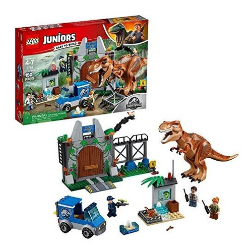 Lego Juniors / 4 + Jurassic World T.rex Breakout 10758