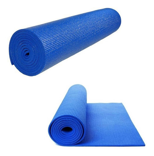 Imagen 1 de 4 de Colchoneta Mat 4 Mm Yoga Pilates Fitness Pvc Sticky Alfombra