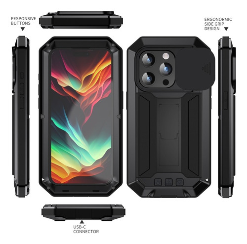 Capa Criativa E Estilosa À Prova D'água Para iPhone 16/15