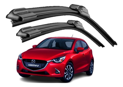 Limpiabrisas Brx Mazda 2 Modelo 2016