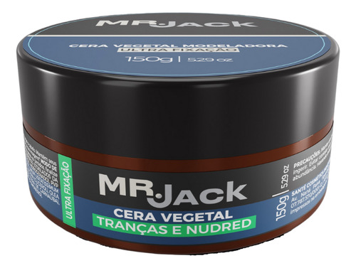 Cera Vegetal Modeladora Ultra Fixacao Tranca Mr Jack 150g