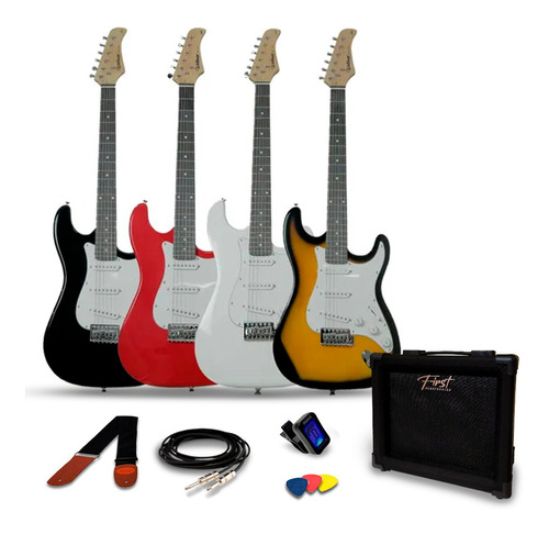 Guitarra + Amplificador  + Acessorios - Kit Completo Guitar