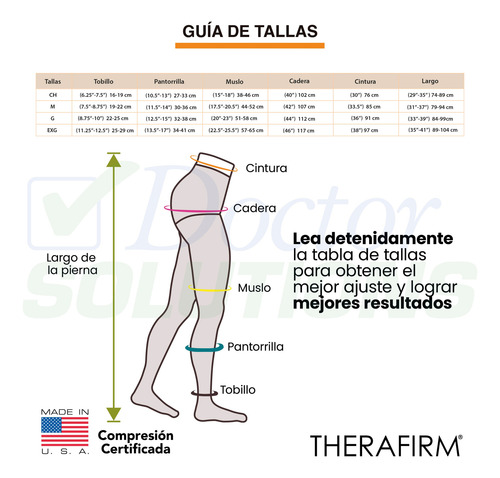 Pantimedia Therafirm D Baja Compresión (10-15 Mmhg) Talla Ch