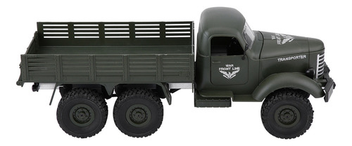Camión Militar Modelo 1/16 Con Control Remoto Y Tracción En