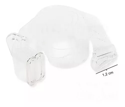 10 Pares Alça Silicone Transparente Para Sutiã/ Merita/ 12mm