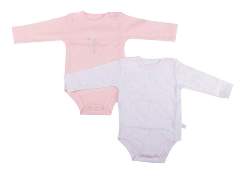  Set 2 Pzas Body Bebe Niña Multicolor Pillin (prw119sur)