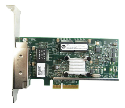Placa Rede Broadcom Quad Gigabit Pcie 331t 649871-001