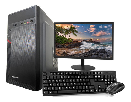 Imagem 1 de 6 de Computador Completo I5 8gb Ssd 120gb Monitor 19 Polegadas