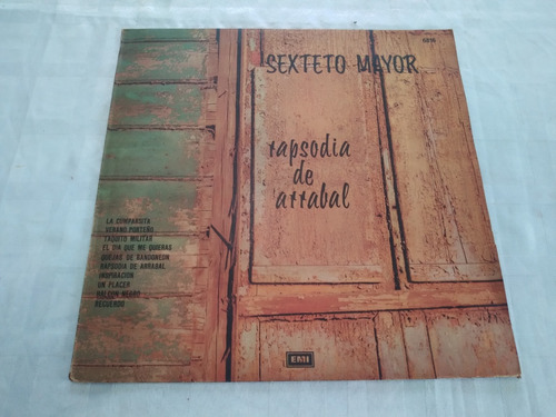 Vinilo Sexteto Mayor Rapsodia De Arrabal