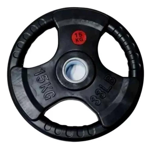 Disco 15 Kilos Engomado Entrenamiento Fuerza Y Resistencia