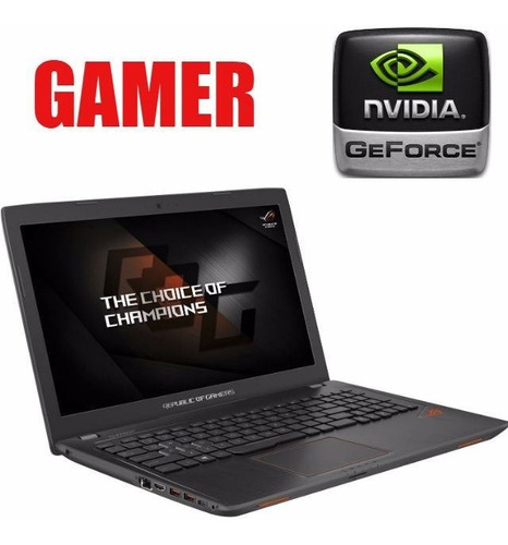 Notebook Asus I7 15.6 16gb Ssd 256 1tb Geforce 1050ti Tranza