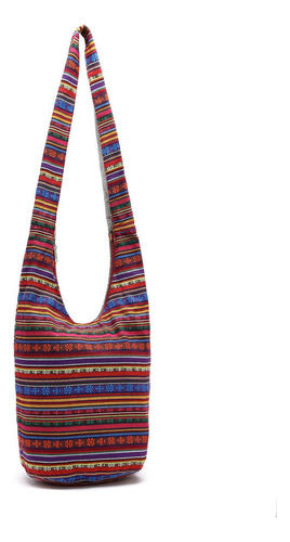 Bolso De Lino For Mujer Con Estampado Étnico 2024