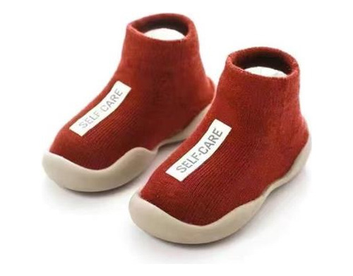 Zapatos Calcetin Bebé Niños Niñas Suela Antideslizante Suave