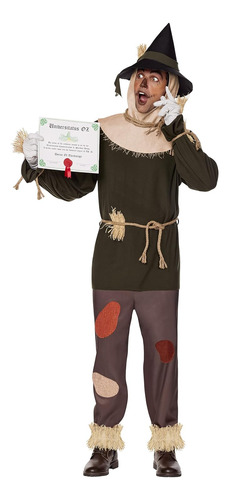Halloween Disfraz Espantapajaros Para Adulto El Mago Oz Ofic
