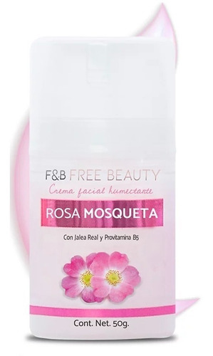 Crema Facial Humectante Rosa Mosqueta Free Beauty Original