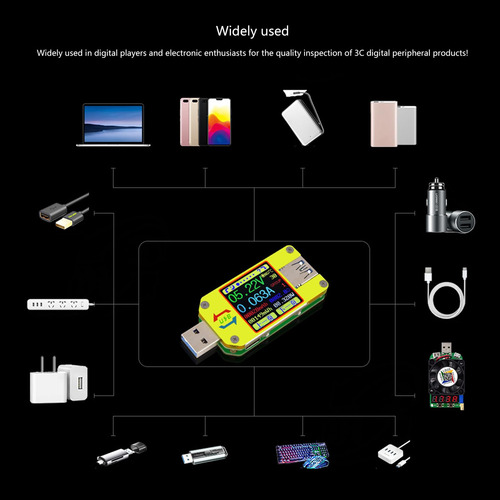 Usb Tester 4-24v 4a Lcd Display Multímetro Usb Power Meter