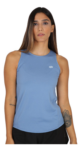 Musculosa Running Lotto Run Empowerment Estampada En Verde |