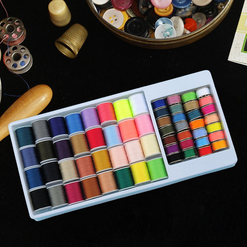 Kit De 60 Hilos De Coser, Bobinas De Bobinas De Hilo De