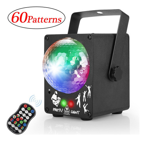 60 Tipos De Led Disco Laser Luces Dj Música Activado