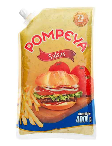 Salsa Mayomustard Bolsa 4000g Pompeya - g a $13