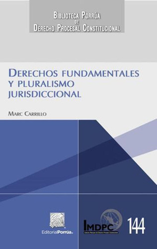 Libro Derechos Fundamentales Y Pluralismo Jurisdiccional
