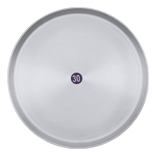 Charola Para Hornear Pizza De 30 Cm, Bandeja De Aluminio Color Gris