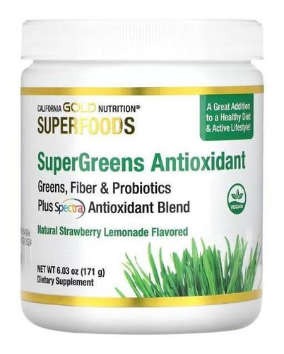Supergreens Superalimentos antioxidantes, 171 g