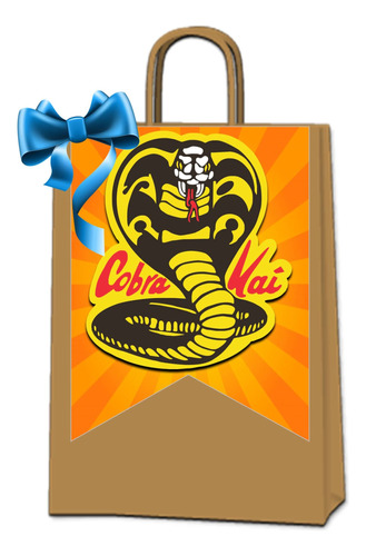 Kit Imprimible Candy Bar Cobra Kai Personalizado