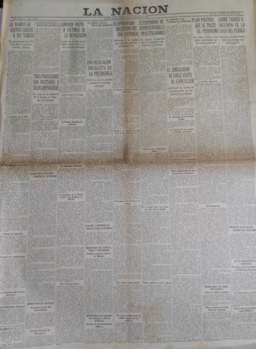 Diario La Nacion Del 22 De Octubre De 1955