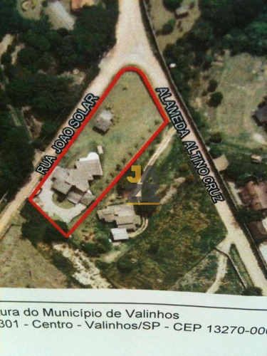 Chácara Com 3 Dormitórios À Venda, 2500 M² Por R$ 1.990.000,00 - Dois Córregos - Valinhos/sp - Ch0637