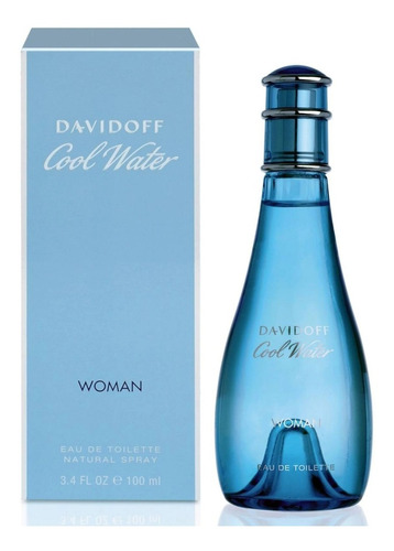 Perfume Davidoff Cool Water Woman 100ml Eau De Toilette