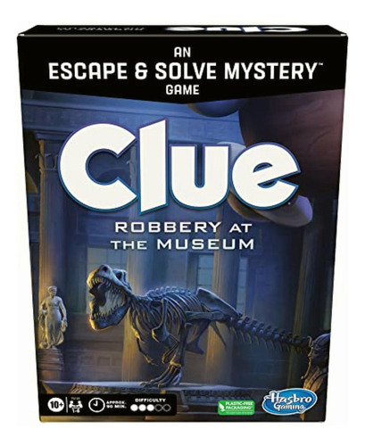 Clue Juego De Mesa Robbery At The Museum, Escape Room Game,