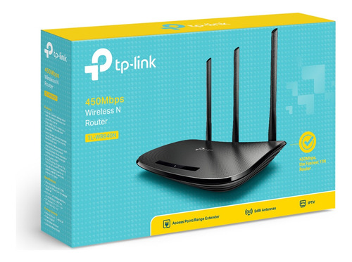 Router Inalambrico Alta Velocida 3 Antena Tp Link 940n 450mb