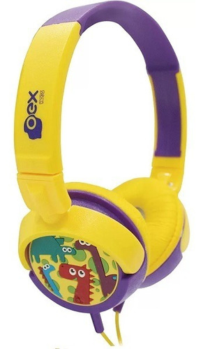 Fone De Ouvido Head Fone Infantil Kids Cor Amarelo Cor da luz n/a