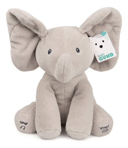 Baby Gund - Flappy El Elefante Animado, Juguete De Peluche