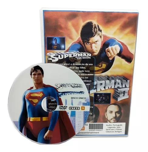 Dvd Filme Superman 1 2 3 4 Dublado (1978-87)