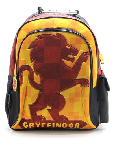 Mochila Escolar Cresko Harry Potter Hogwarts 16p Espalda Color Gryffindor