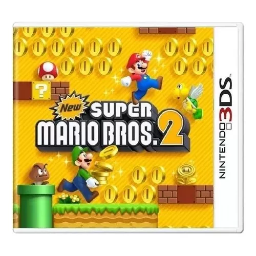 Jogo New Super Mario Bros 2 Nintendo 3ds Midia Fisica