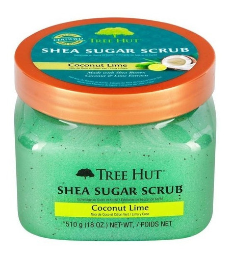 Exfoliante Sugar Karite Scrub Coconut Lime Tree Hut Organico